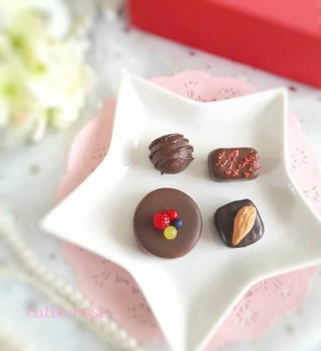 【1day】チョコレートボックス バレンタインチョコ、まゆみん、粘土